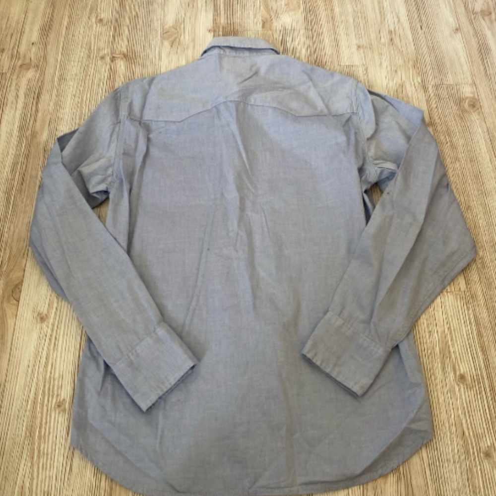 Men's lucky brand blue Long sleeve button up size small - Picture 4 of 4